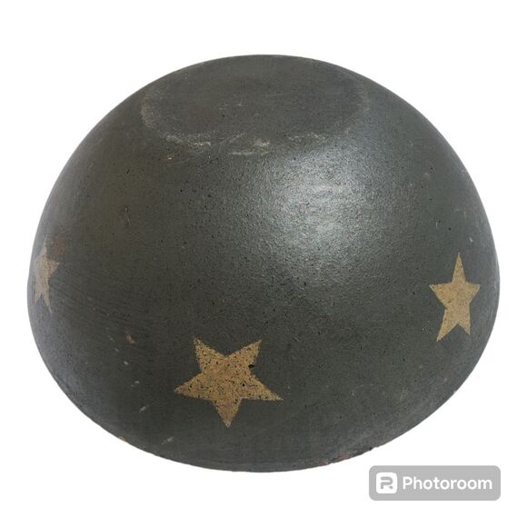 Vintage Folk Art Primitive Hand painted colonial americana bowl wall home décor - Picture 5 of 13